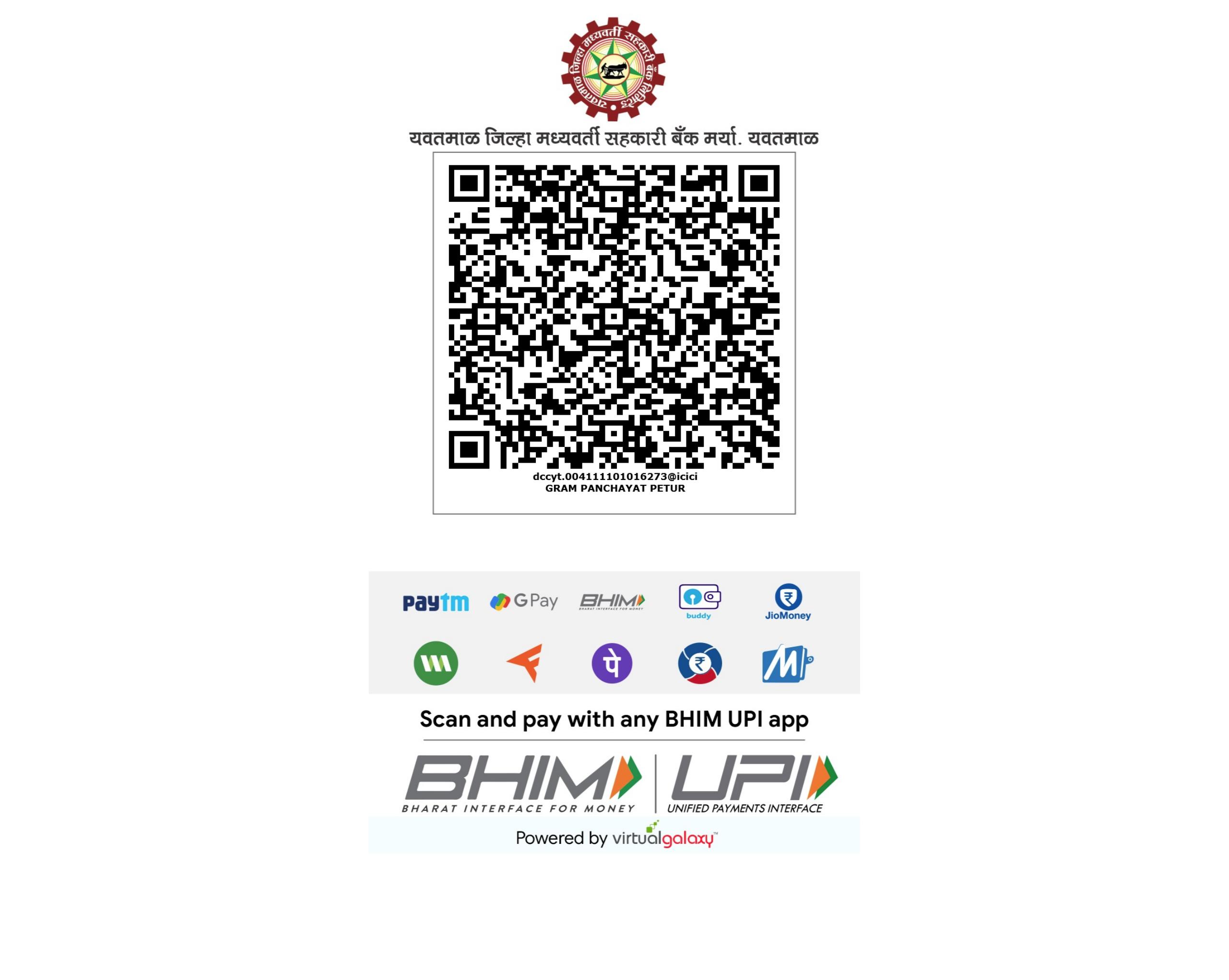 ग्रामपंचायत पेटुर QR